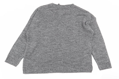 nastygal Womens Grey   Pullover Jumper Size L