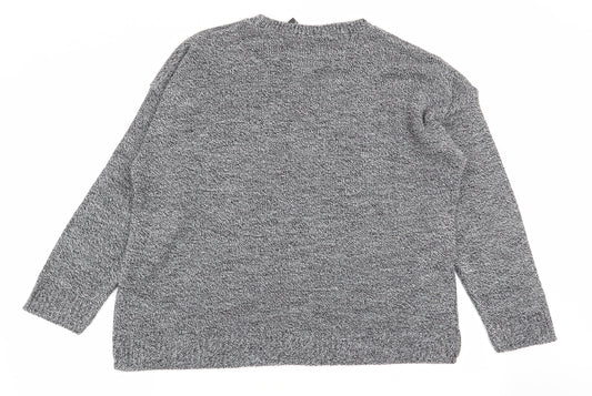 nastygal Womens Grey   Pullover Jumper Size L