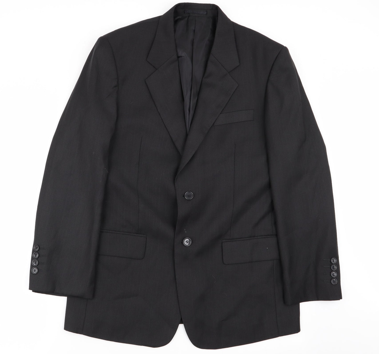 Mens UK Size M Preworn Regular Black Suit Jacket