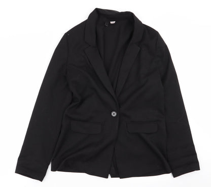 H&M Womens Black   Jacket Blazer Size 12
