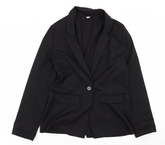 H&M Womens Black   Jacket Blazer Size 12
