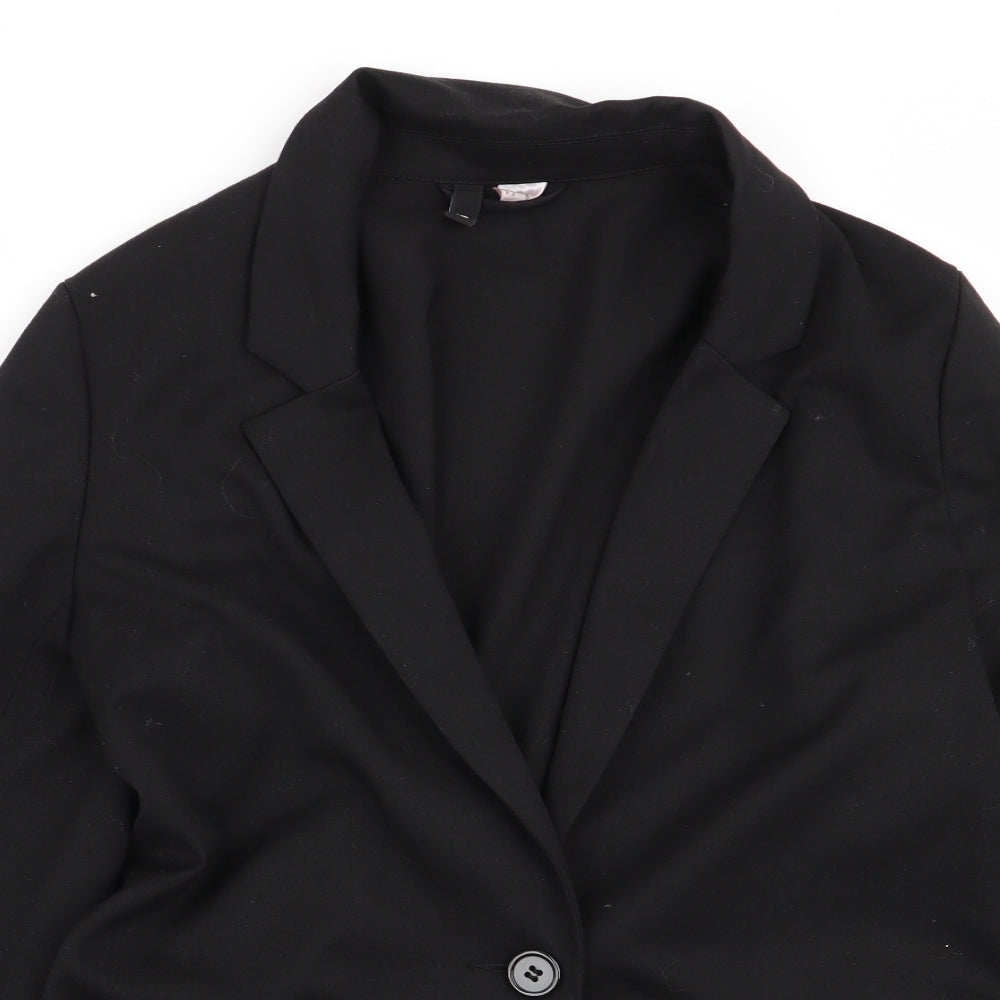 H&M Womens Black   Jacket Blazer Size 12