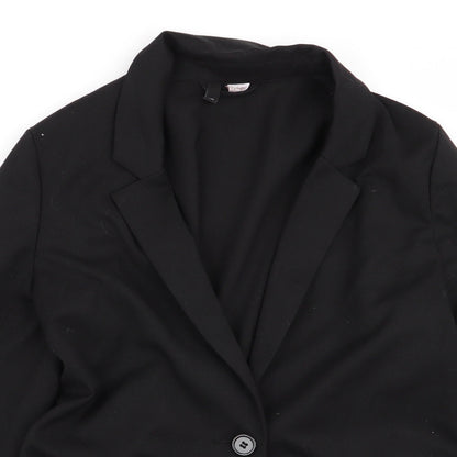 H&M Womens Black   Jacket Blazer Size 12