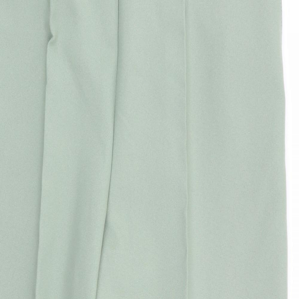 Womens UK Size 18 Preworn Regular Fit  Green Trousers