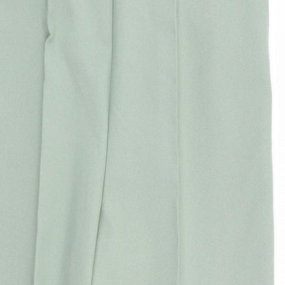 Womens UK Size 18 Preworn Regular Fit  Green Trousers