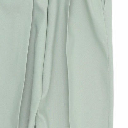 Womens UK Size 18 Preworn Regular Fit  Green Trousers