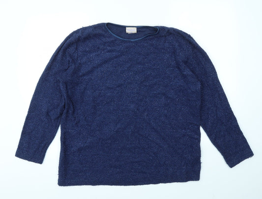 Womens UK Size XL MACKAYS Blue Pullover Jumper