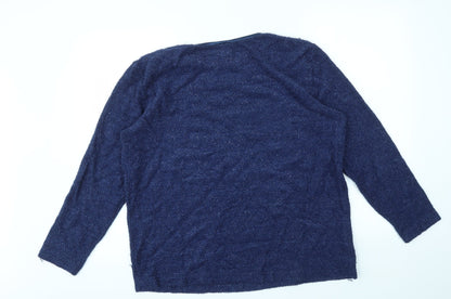 Womens UK Size XL MACKAYS Blue Pullover Jumper