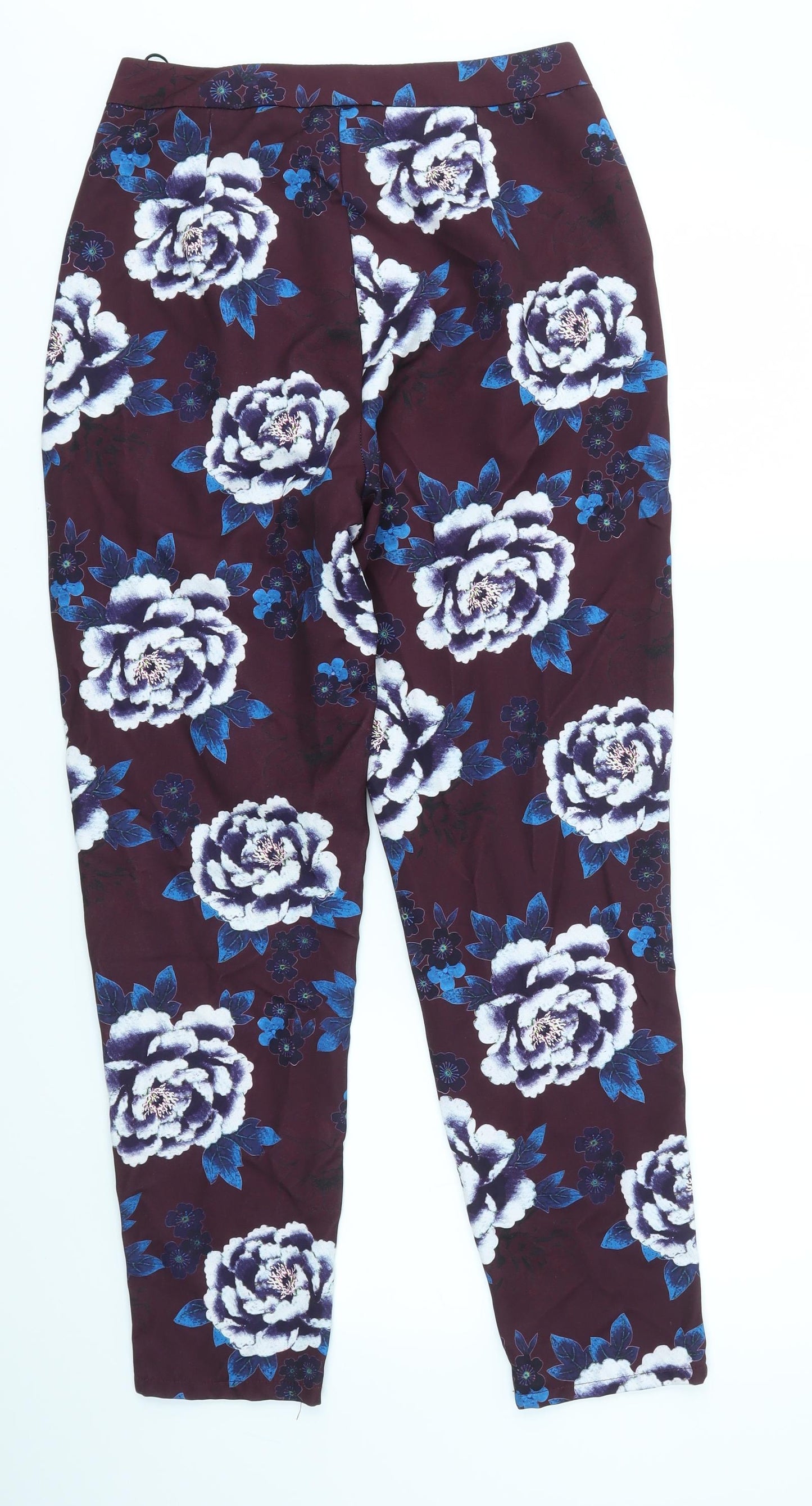 Womens UK Size 10 Missguided Regular Fit  Purple Trousers