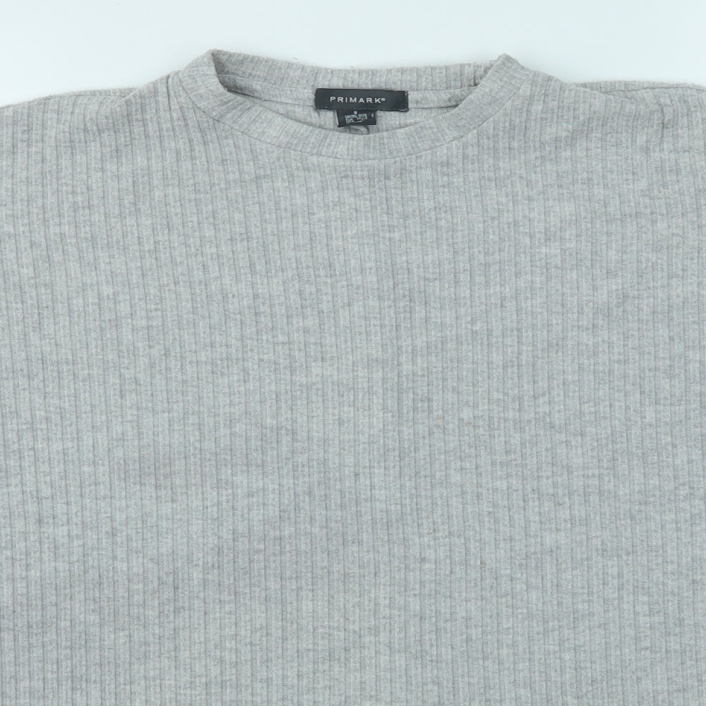 Primark Womens Grey   Pullover Jumper Size S