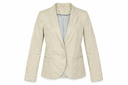 Womens UK Size L Stradivarius Regular Beige Blazer