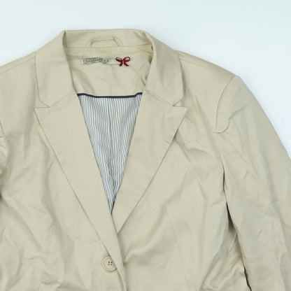 Stradivarius Womens Beige   Jacket Blazer Size L