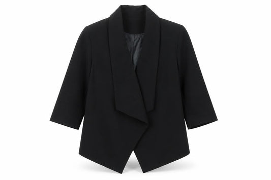 Front view of Primark women’s black jacket blazer, size UK 10
