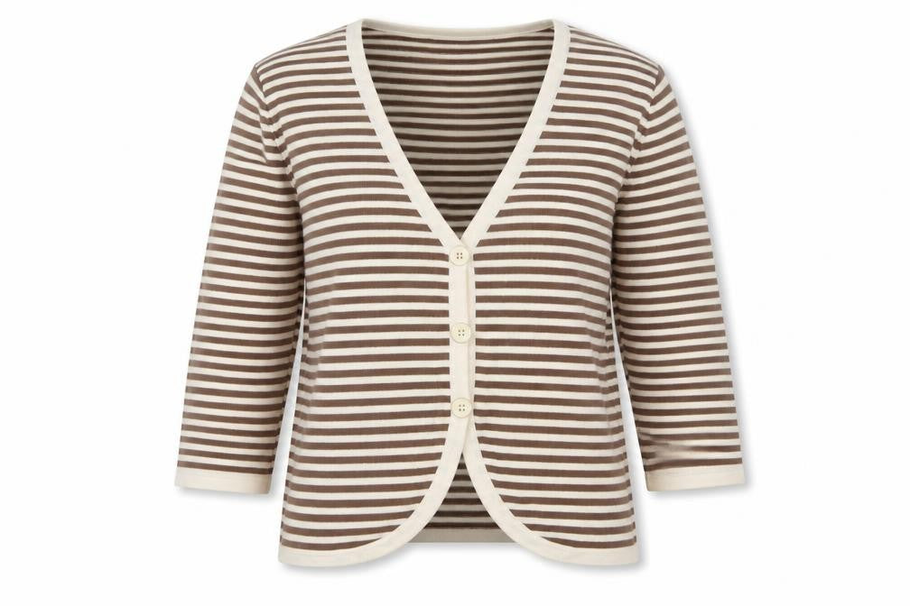Womens UK Size 14 Emreco Brown Pullover Jumper