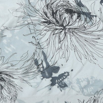 C.M.D Womens Grey Geometric  Pullover Jumper Size L