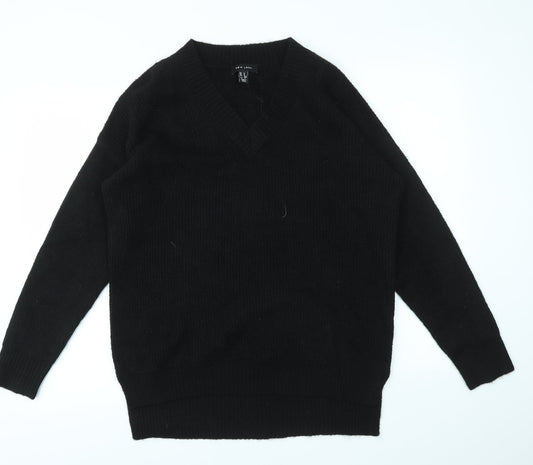 Womens UK Size S New Look Black Pullover Jumper