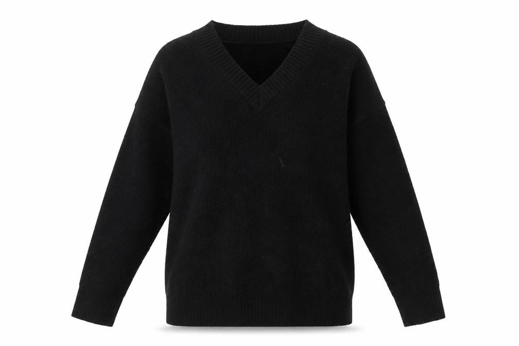 Womens UK Size S New Look Black Pullover Jumper