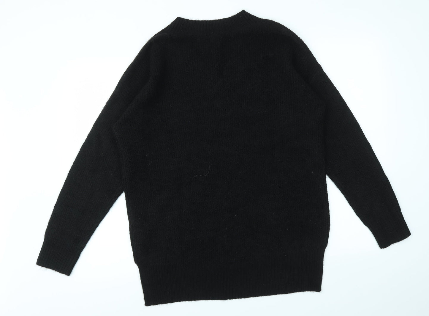 Womens UK Size S New Look Black Pullover Jumper