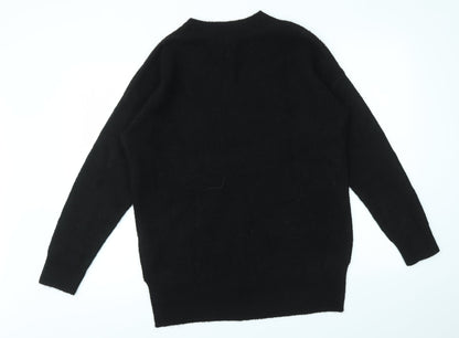 Womens UK Size S New Look Black Pullover Jumper