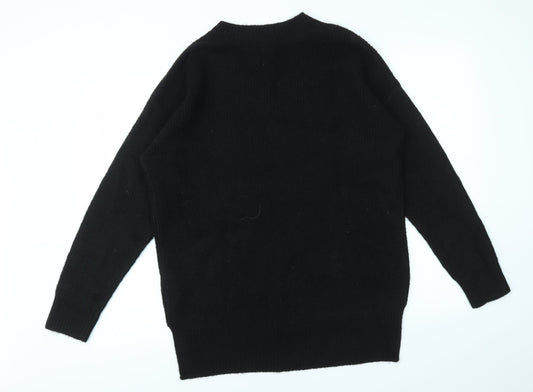 Womens UK Size S New Look Black Pullover Jumper