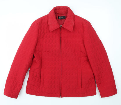 Womens UK Size M YBC Red Jacket