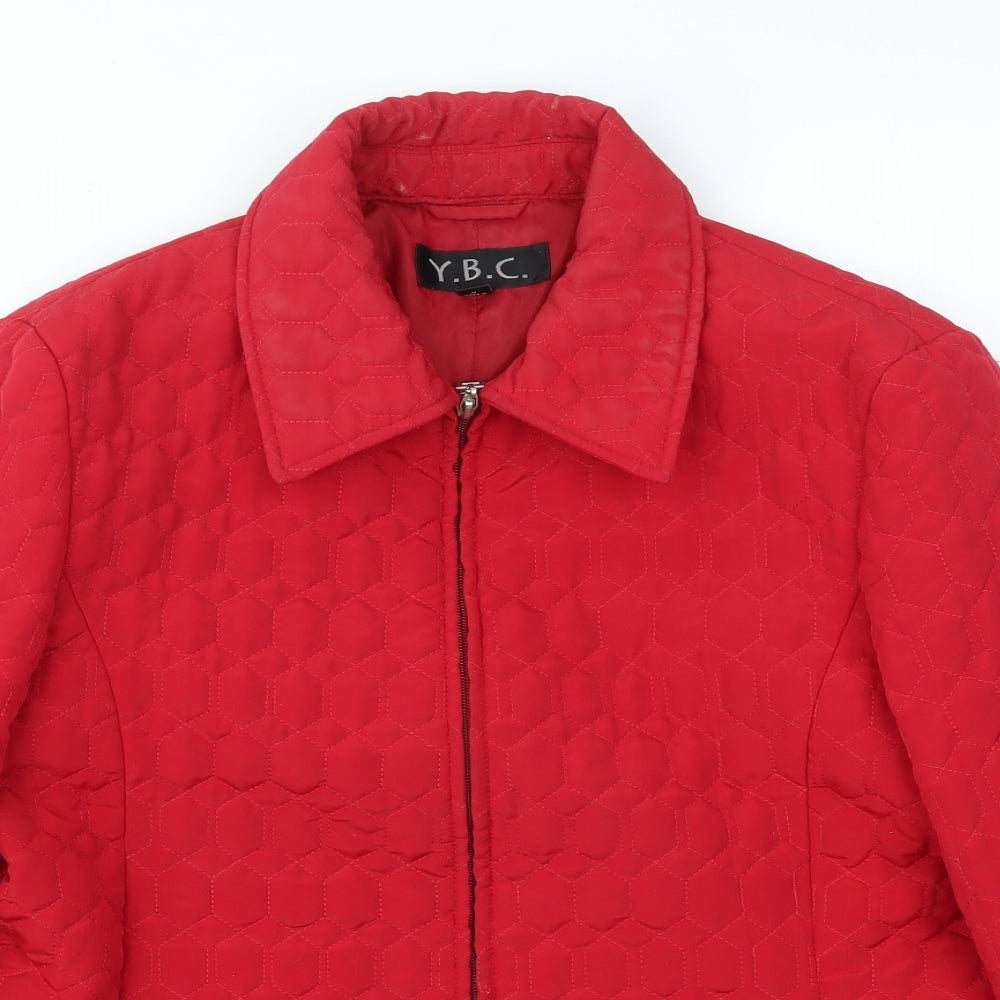 Womens UK Size M YBC Red Jacket