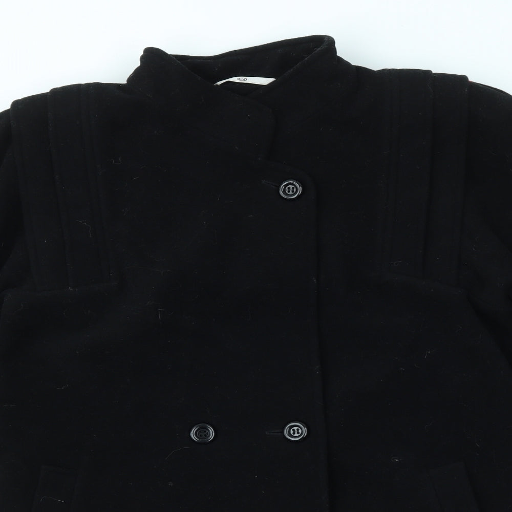 C&A Womens Black   Jacket Coat Size 12