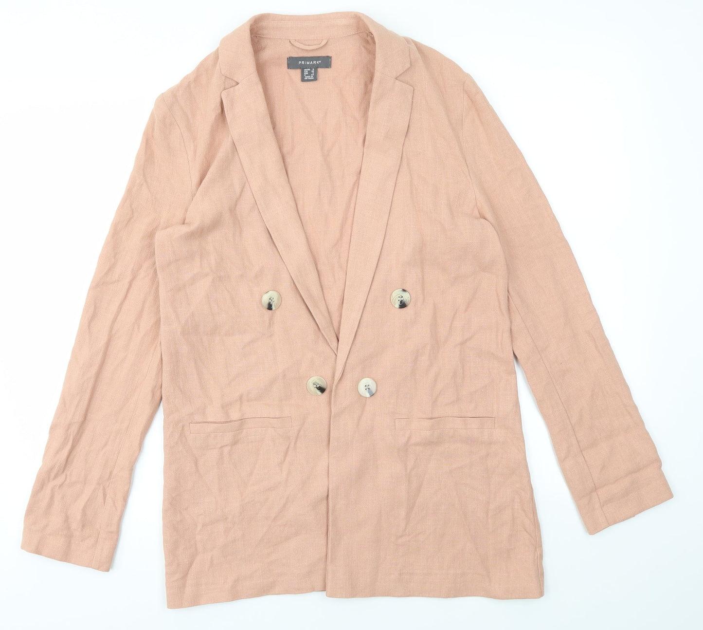 Primark Womens Pink   Jacket Blazer Size 8