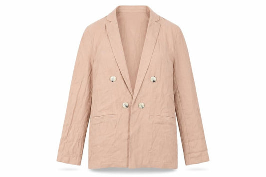 Front view of Primark women’s pink jacket blazer, size UK 8