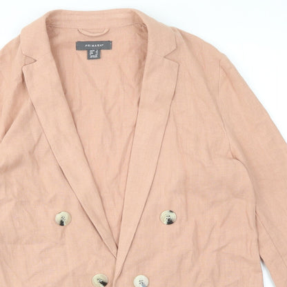 Primark Womens Pink   Jacket Blazer Size 8