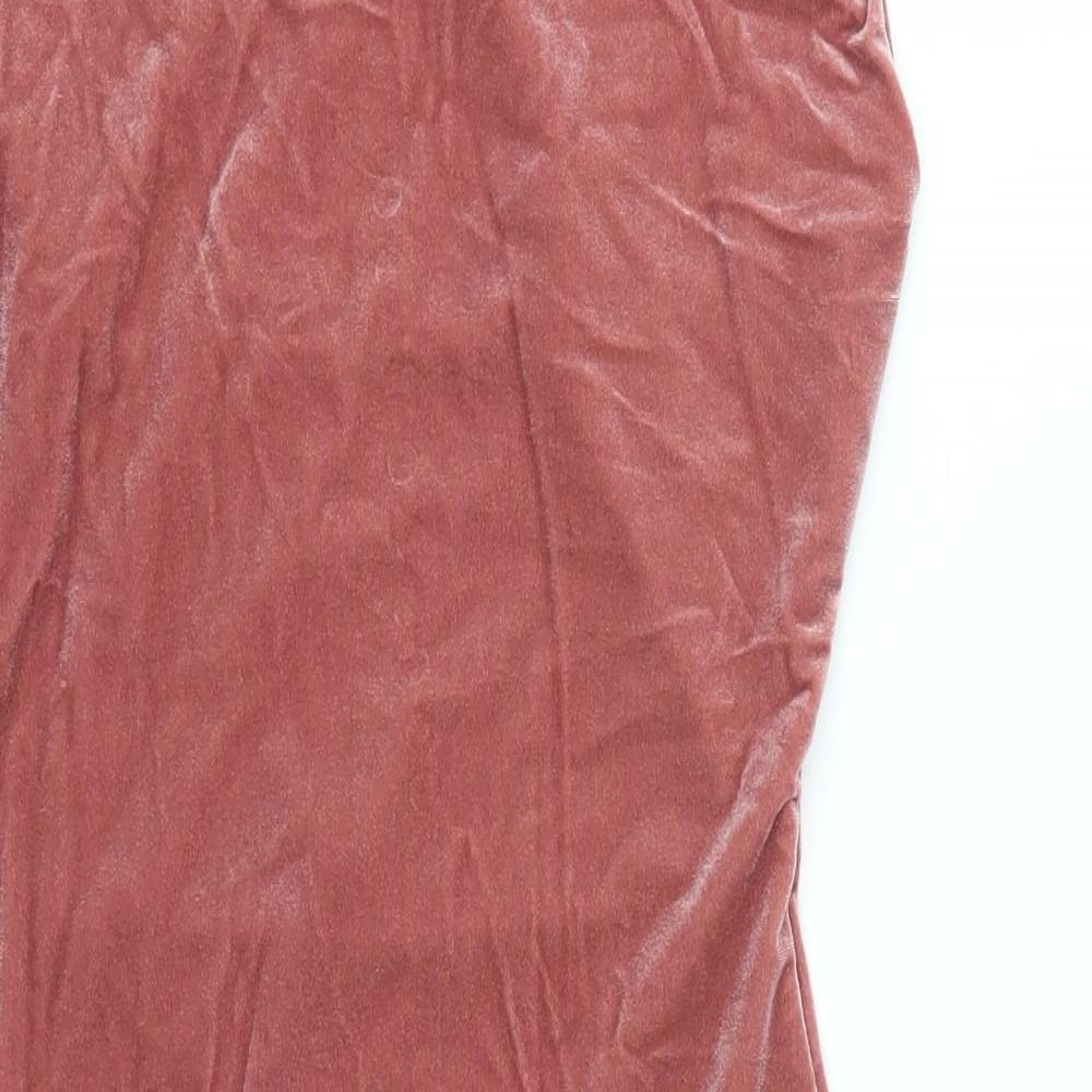 Missguided Womens Pink   Fit & Flare  Size 10