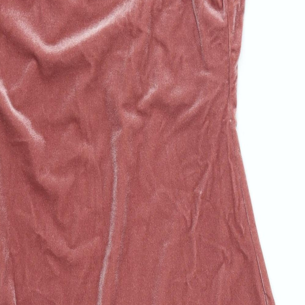 Missguided Womens Pink   Fit & Flare  Size 10