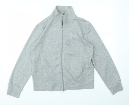 Smart Womens Grey   Full Zip Jumper Size M