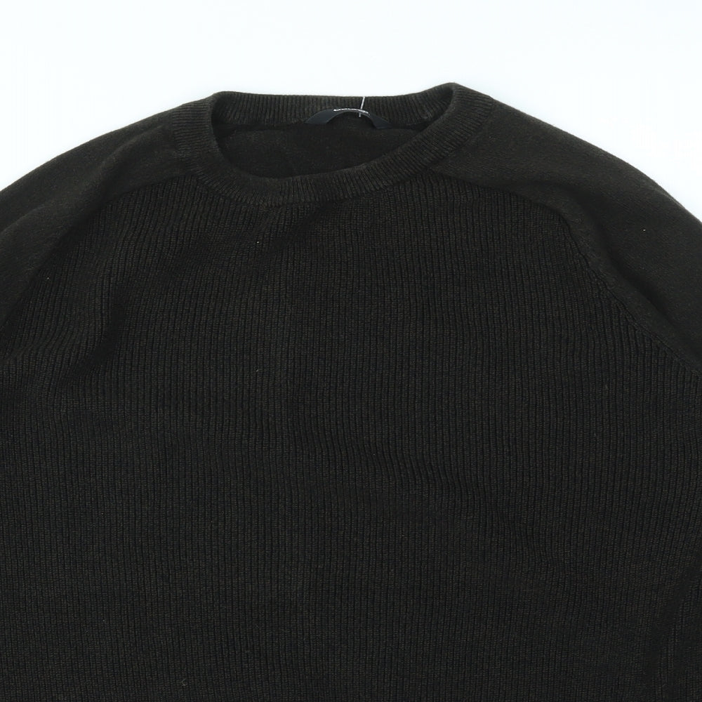 George Mens Brown   Pullover Sweatshirt Size M