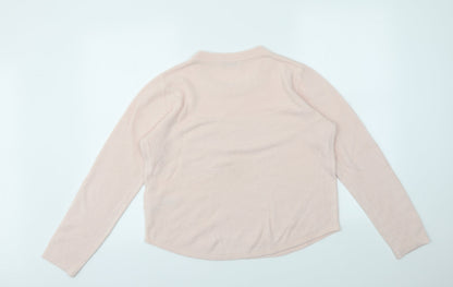 Womens UK Size 12 M&S Pink Pullover Jumper