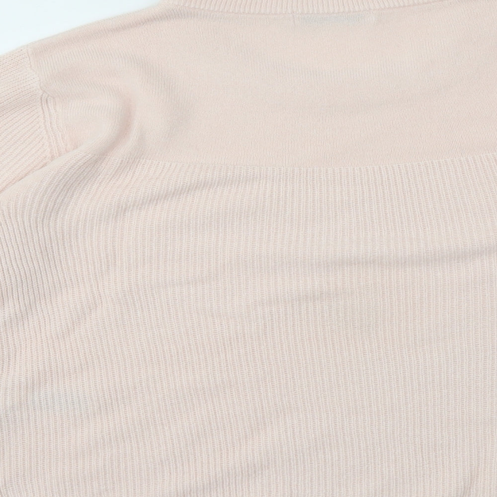 Womens UK Size 12 M&S Pink Pullover Jumper