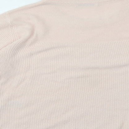 Womens UK Size 12 M&S Pink Pullover Jumper