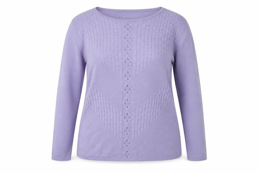 Womens UK Size XL ANNA ROSE Purple Pullover Jumper