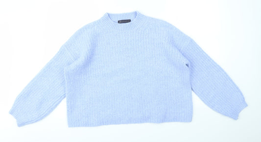 Womens UK Size M M&S Blue Pullover Jumper