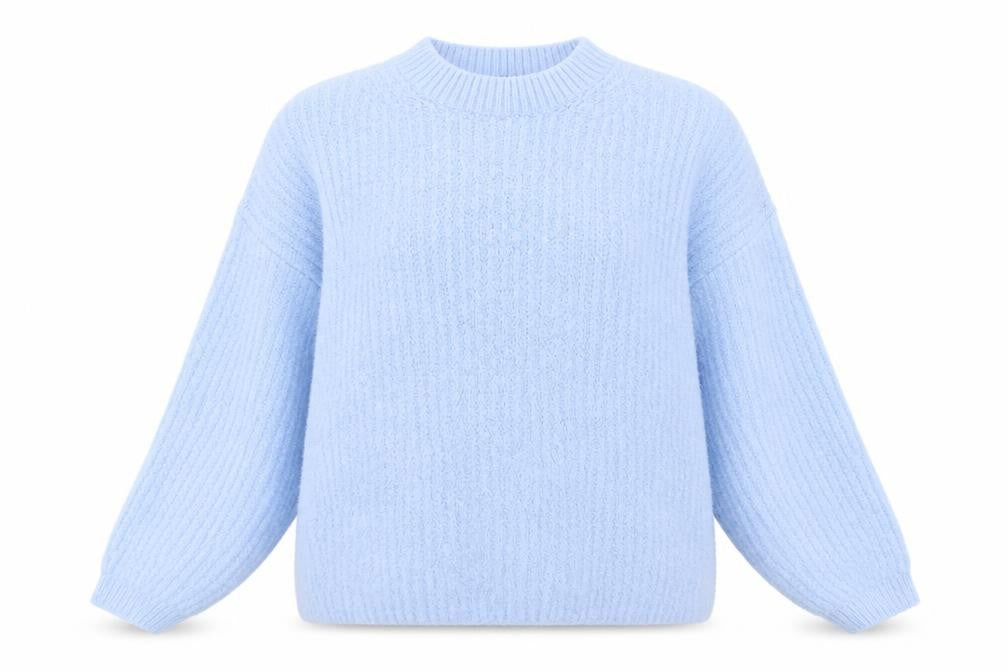 Womens UK Size M M&S Blue Pullover Jumper