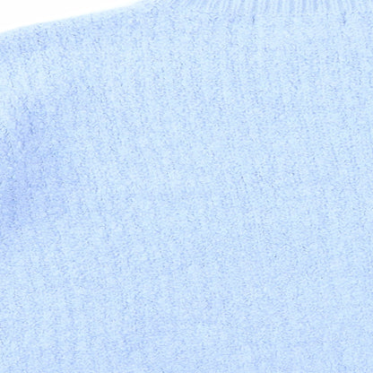 Womens UK Size M M&S Blue Pullover Jumper