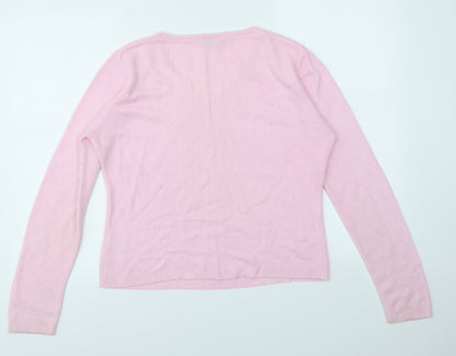 Womens UK Size M Debbie Morgan Pink Pullover Jumper
