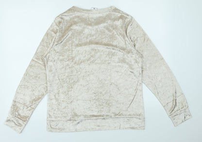 Forever Dreaming Womens Gold   Pullover Jumper Size M