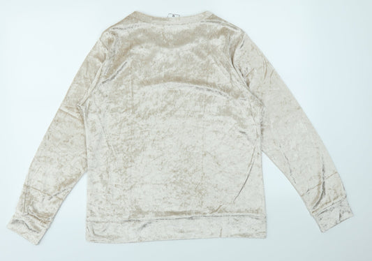 Forever Dreaming Womens Gold   Pullover Jumper Size M