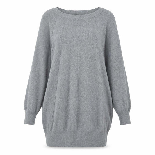 Front view of Kaliko women’s grey fit & flare, size M