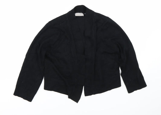 Evolution Womens Black   Cape Jumper Size S