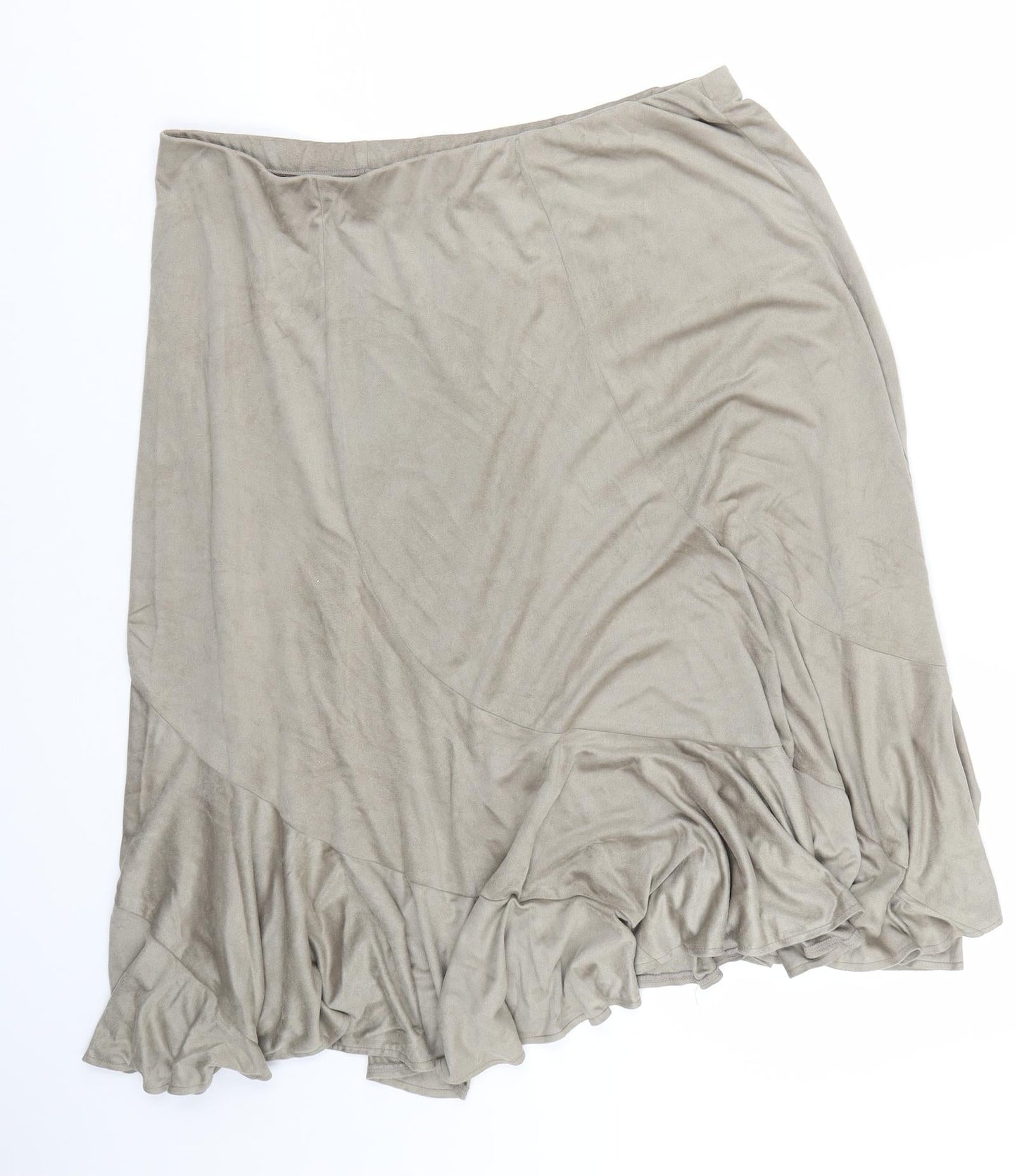 Damart Womens Beige   Trumpet Skirt Size 22