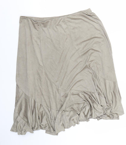 Damart Womens Beige   Trumpet Skirt Size 22