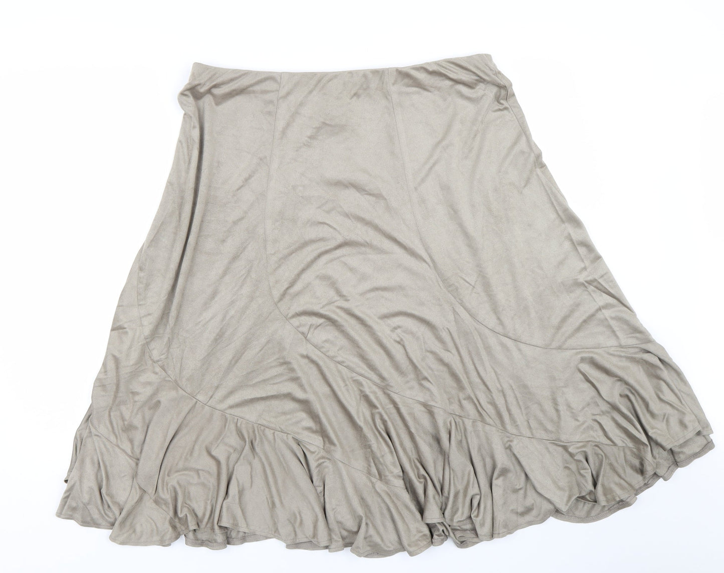 Damart Womens Beige   Trumpet Skirt Size 22