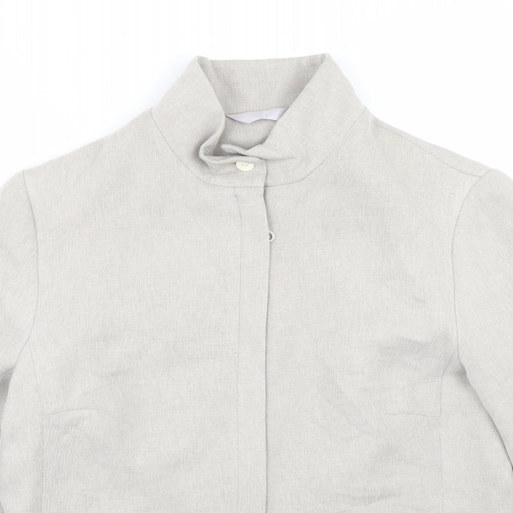 Preworn Womens Beige   Jacket Coat Size 14